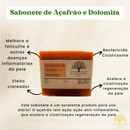 Sabonete de Açafrão e Dolomita Clareador
